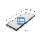 53.015.00 Filtr, vzduch v interiéru UFI