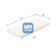 53.024.00 Filtr, vzduch v interiéru UFI