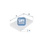 53.038.00 Filtr, vzduch v interiéru UFI