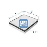 53.057.00 Filtr, vzduch v interiéru UFI