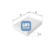 53.060.00 Filtr, vzduch v interiéru UFI