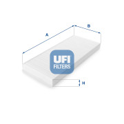 53.069.00 Filtr, vzduch v interiéru UFI