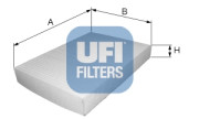 53.097.00 Filtr, vzduch v interiéru UFI