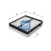 53.100.00 Filtr, vzduch v interiéru UFI