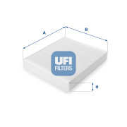 53.102.00 Filtr, vzduch v interiéru UFI