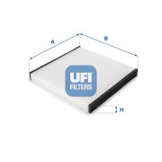 53.103.00 Filtr, vzduch v interiéru UFI