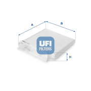 53.104.00 Filtr, vzduch v interiéru UFI