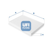 53.146.00 Filtr, vzduch v interiéru UFI