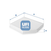 53.153.00 Filtr, vzduch v interiéru UFI