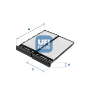 53.258.00 Filtr, vzduch v interiéru UFI