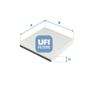 53.260.00 Filtr, vzduch v interiéru UFI