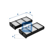 53.274.00 Filtr, vzduch v interiéru UFI