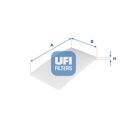 53.322.00 Filtr, vzduch v interiéru UFI