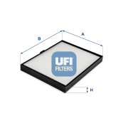 53.334.00 Filtr, vzduch v interiéru UFI