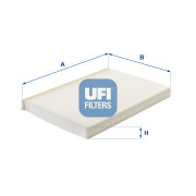 53.391.00 Filtr, vzduch v interiéru UFI