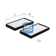 53.394.00 Filtr, vzduch v interiéru UFI