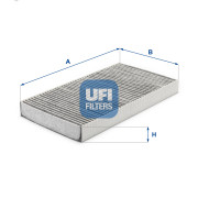 54.107.00 Filtr, vzduch v interiéru UFI