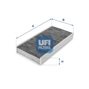 54.142.00 Filtr, vzduch v interiéru UFI