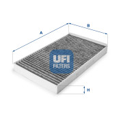 54.145.00 Filtr, vzduch v interiéru UFI