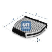 54.163.00 Filtr, vzduch v interiéru UFI