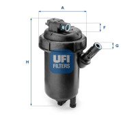 55.120.00 Palivový filtr UFI