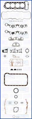 50046600 Kompletní sada těsnění, motor AJUSA