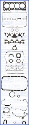 50128100 Kompletní sada těsnění, motor FIBERMAX AJUSA