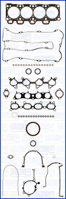 50163400 Kompletní sada těsnění, motor FIBERMAX AJUSA