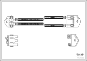 19030323 Brzdová hadice CORTECO