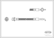 19031970 Brzdová hadice CORTECO