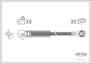 19032346 Brzdová hadice CORTECO
