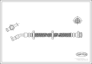 19032503 Brzdová hadice CORTECO