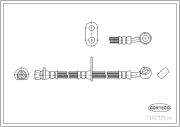 19032524 Brzdová hadice CORTECO