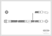 19032541 Brzdová hadice CORTECO