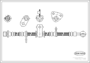 19032798 Brzdová hadice CORTECO