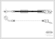 19032955 Brzdová hadice CORTECO