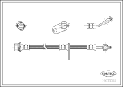 19033058 Brzdová hadice CORTECO