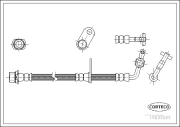 19033083 Brzdová hadice CORTECO