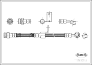 19033511 Brzdová hadice CORTECO