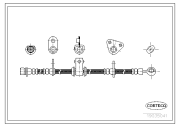 19035041 Brzdová hadice CORTECO