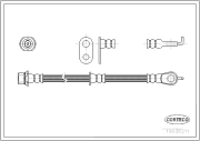 19036211 Brzdová hadice CORTECO