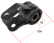 80000957 Uložení, řídicí mechanismus CORTECO