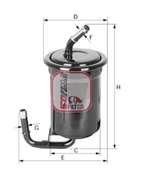 S 1519 B Palivový filtr SOFIMA