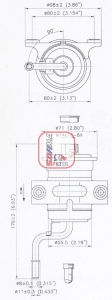 S 1802 B Palivový filtr SOFIMA