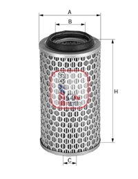 S 7161 A Vzduchový filtr SOFIMA