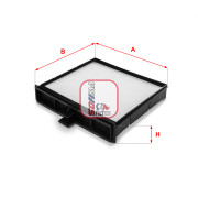 S 3106 C Filtr, vzduch v interiéru SOFIMA