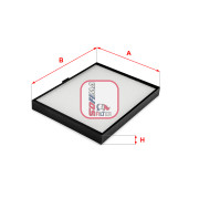 S 3334 C Filtr, vzduch v interiéru SOFIMA