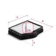 S3407C Kabinový filtr SOFIMA