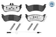 025 231 9017/PD Sada brzdových destiček, kotoučová brzda MEYLE-PD: Advanced performance and design. MEYLE