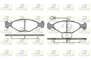 2124.02 Sada brzdových destiček, kotoučová brzda ROADHOUSE
